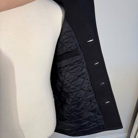 Schott NYC Black Wool Peacoat – Made in Canada - Picture 13 of 16